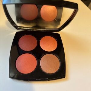 Chanel face palette 957 tendresse. Warm Coral & Bronze 4-Color Cheek blush